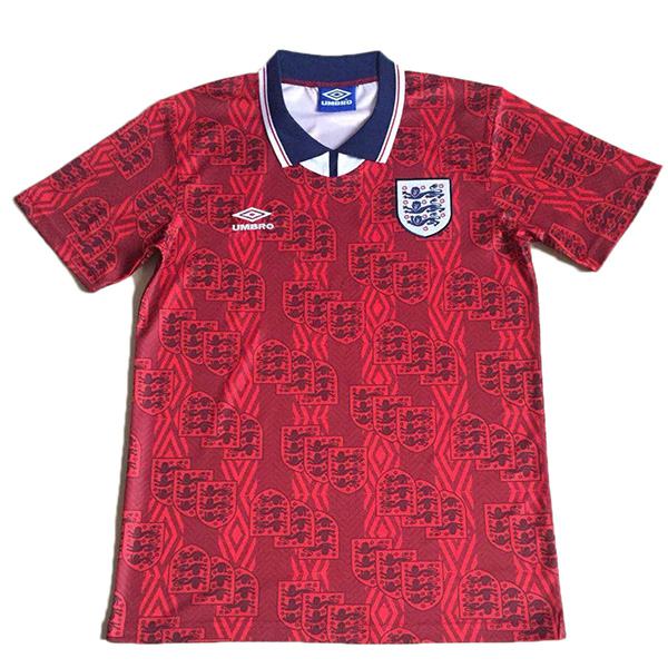 England away retro soccer jersey maillot match men's 2ed sportwear football shirt 1994